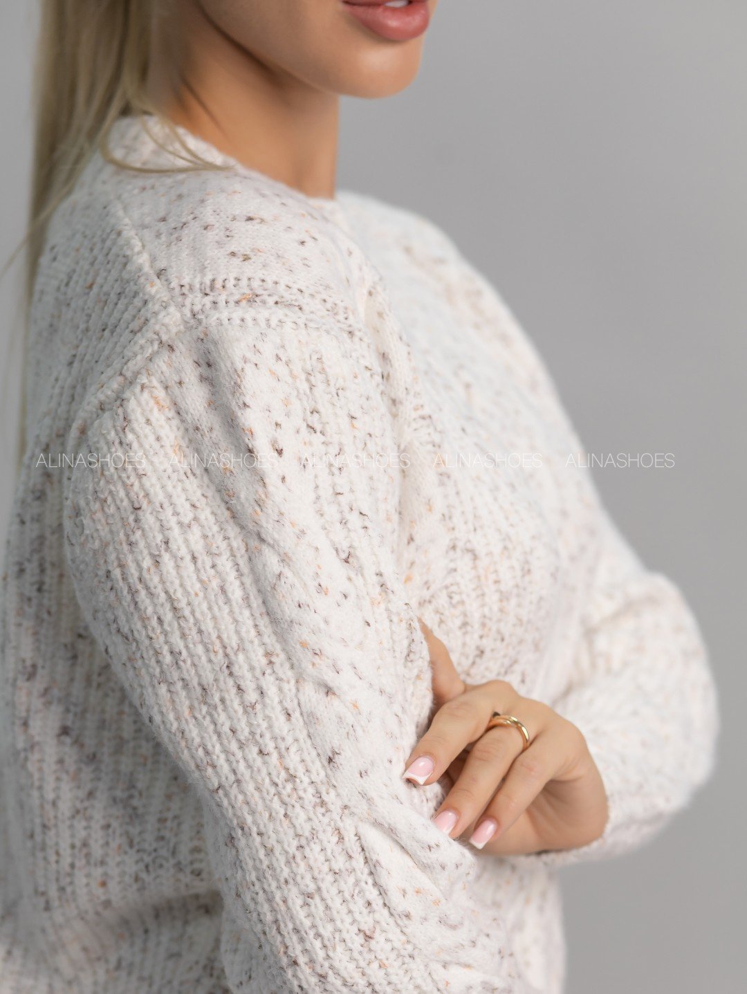 Джемпер alinashoes белый купить,NaN