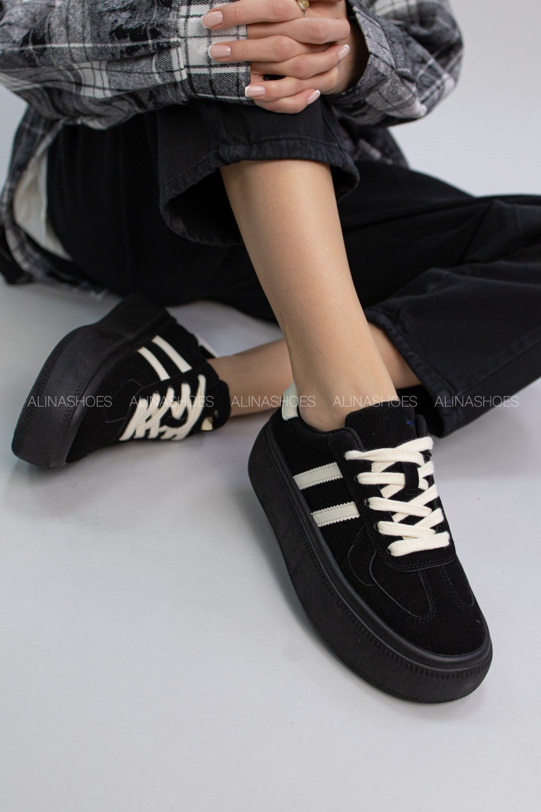 Кроссовки alinashoes черный купить,NaN