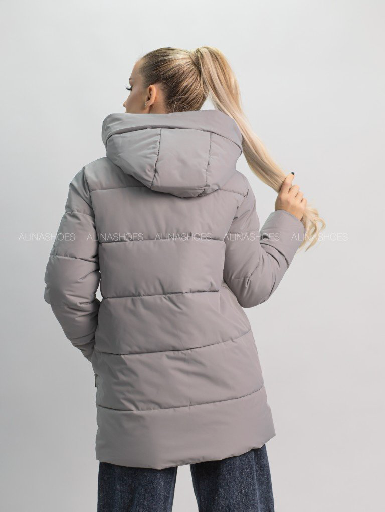 Зимняя куртка alinashoes серый купить,NaN