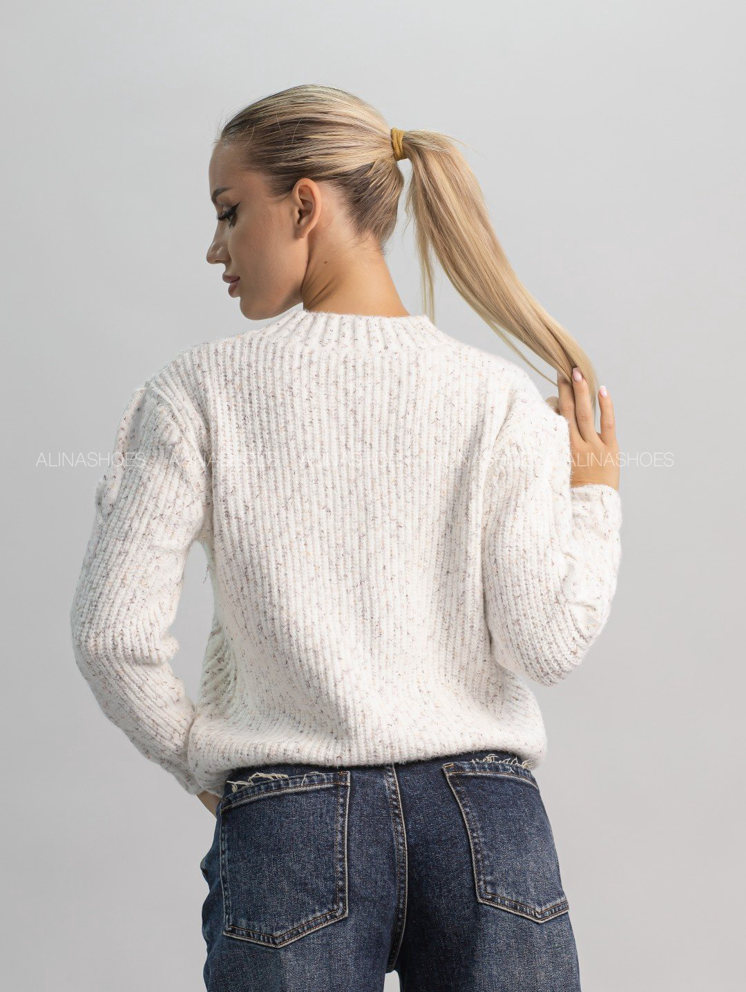 Джемпер alinashoes белый купить,NaN