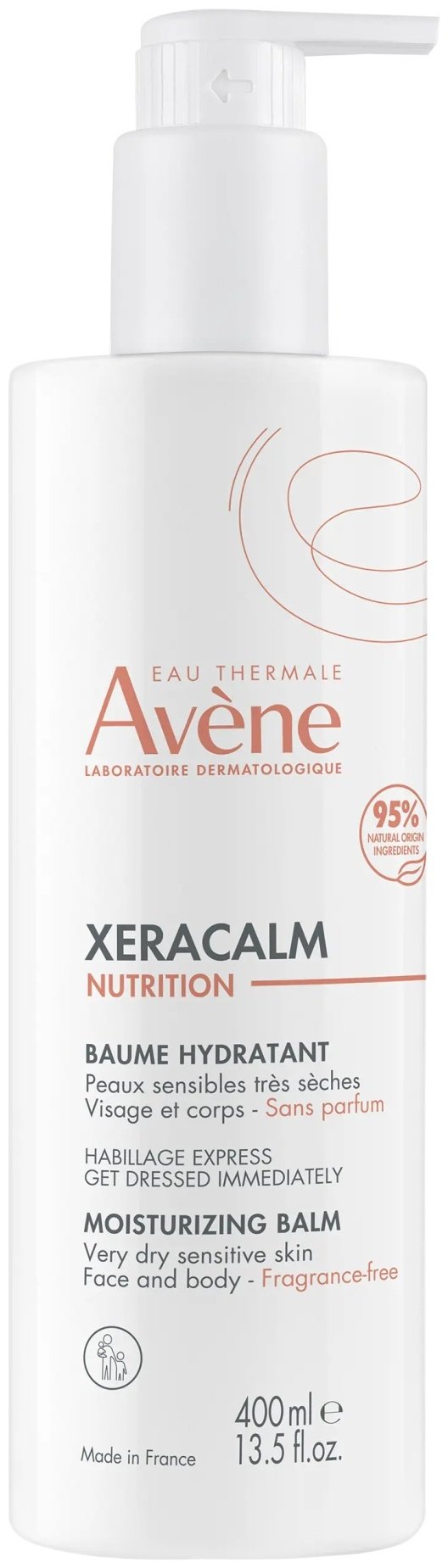 Avene XeraCalm Nutrition бальзам питательный для тела 400 мл купить,NaN