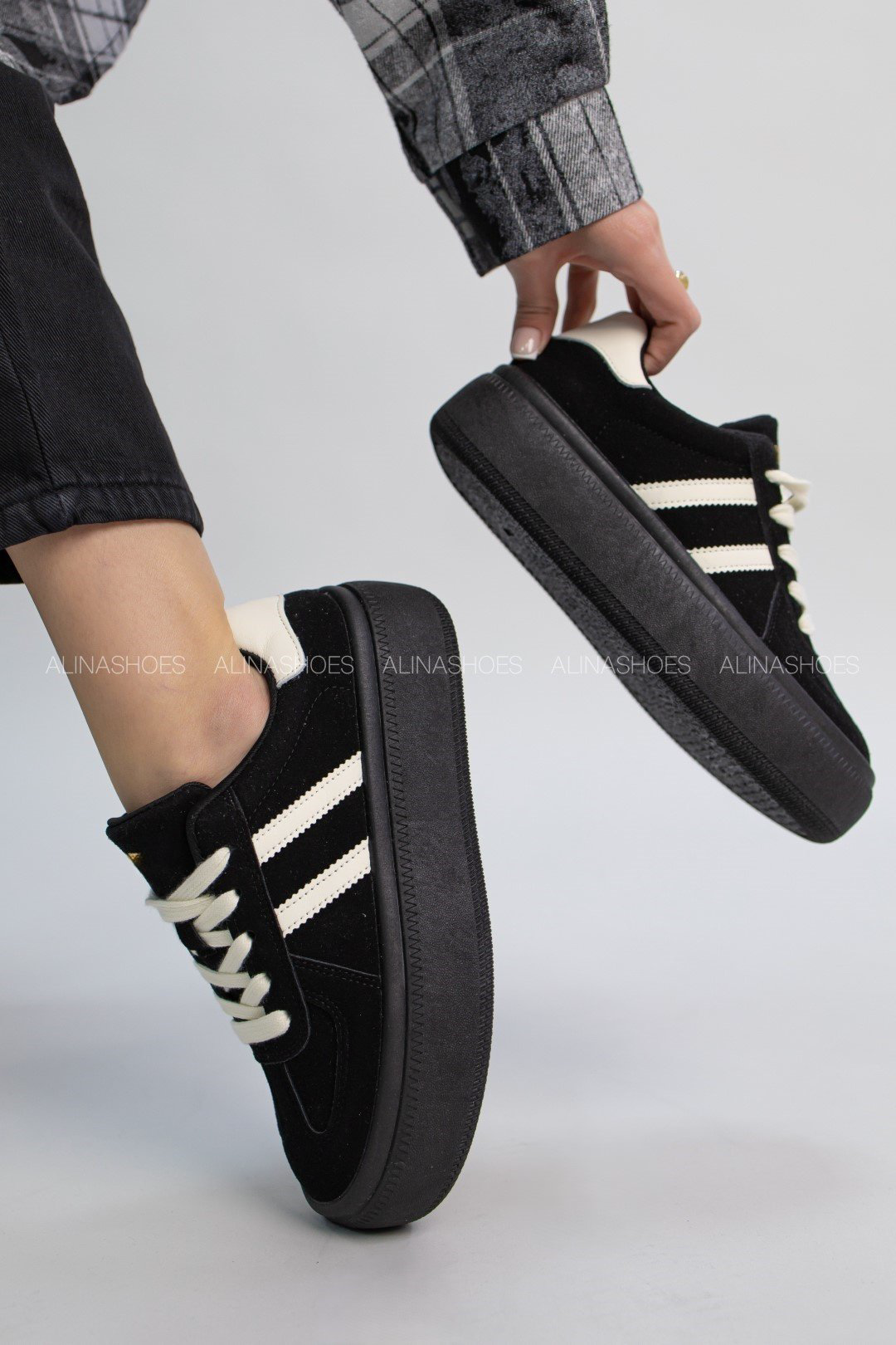 Кроссовки alinashoes черный купить,NaN