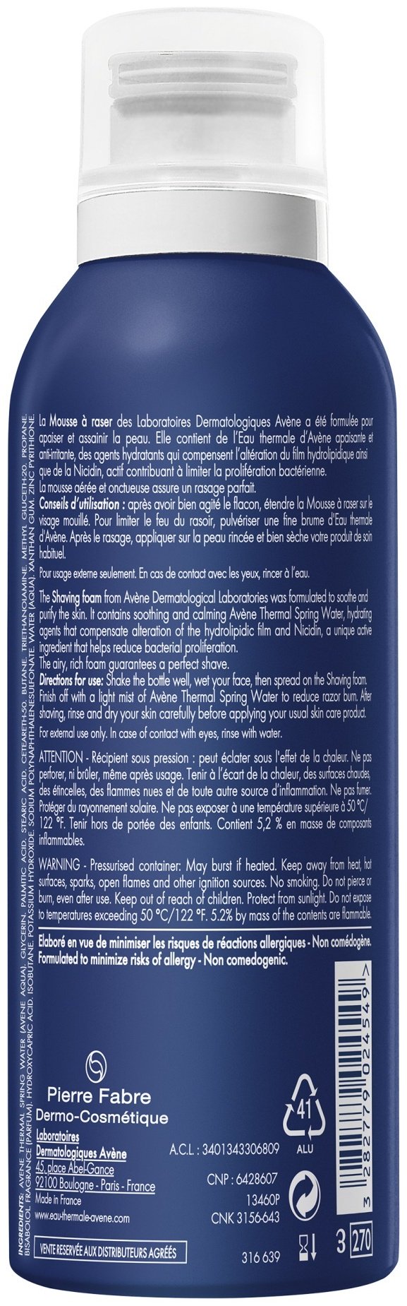 Avene Men пена для бритья 200 мл купить,NaN