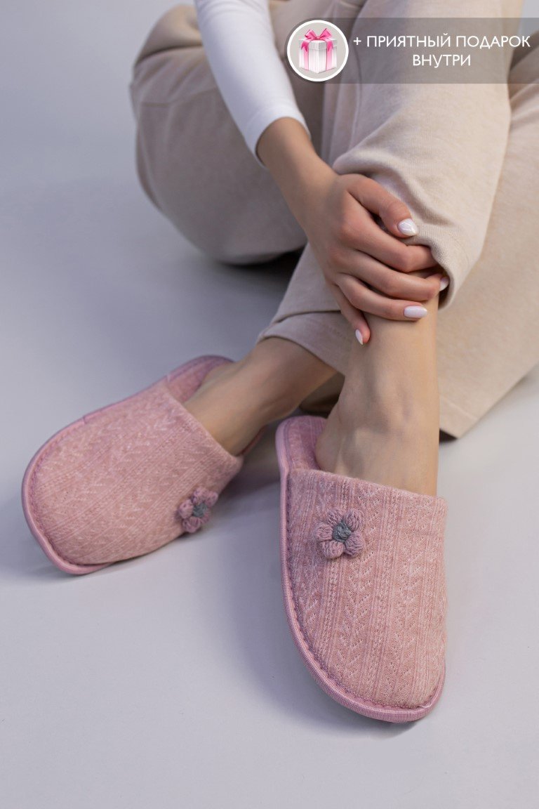 Тапочки alinashoes розовый купить,NaN