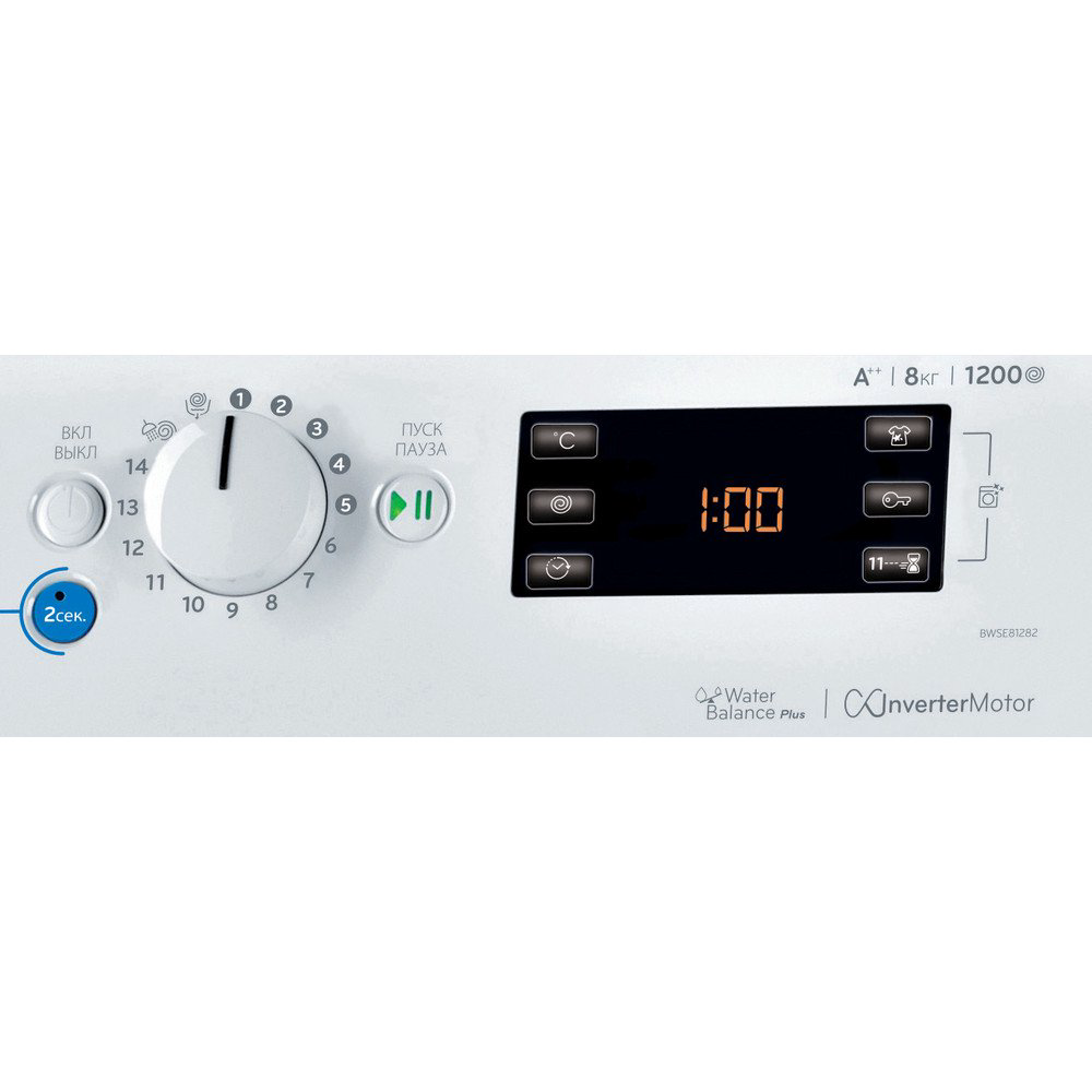 Стиральная машина Indesit BWSE 81282 LB белая купить,NaN