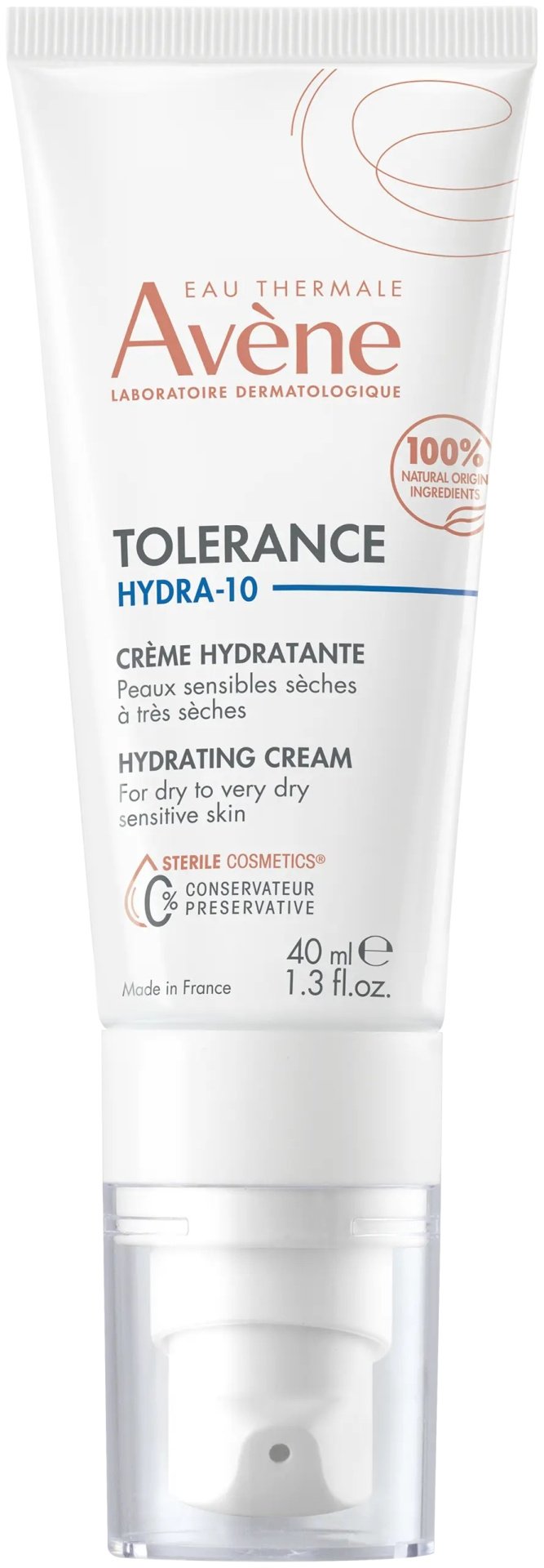 Avene крем Tolerance Hydra-10 для лица 40 мл купить,NaN