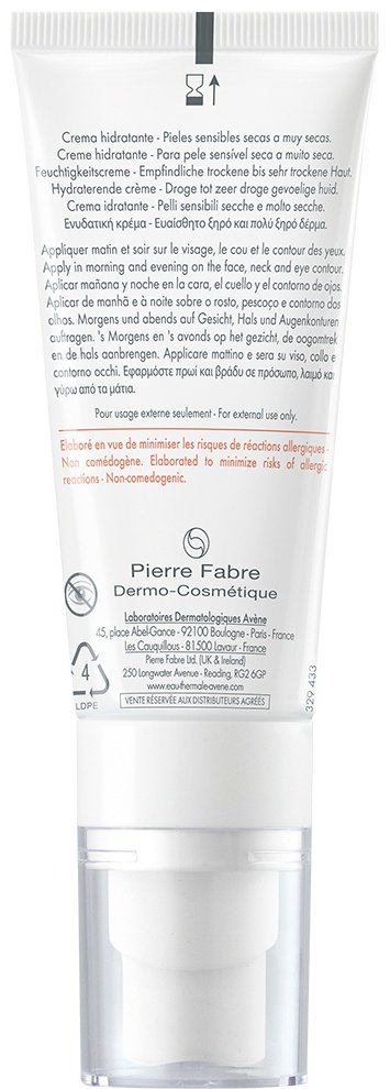 Avene крем Tolerance Hydra-10 для лица 40 мл купить,NaN