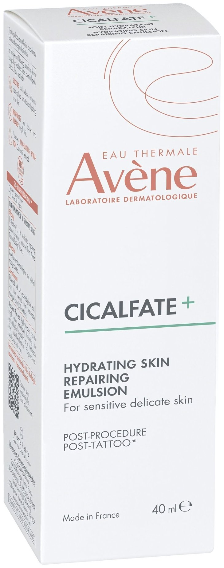 Avene эмульсия Cicalfate+ Увлажняющая восстанавливающая для лица, для зоны декольте 40 мл купить,NaN