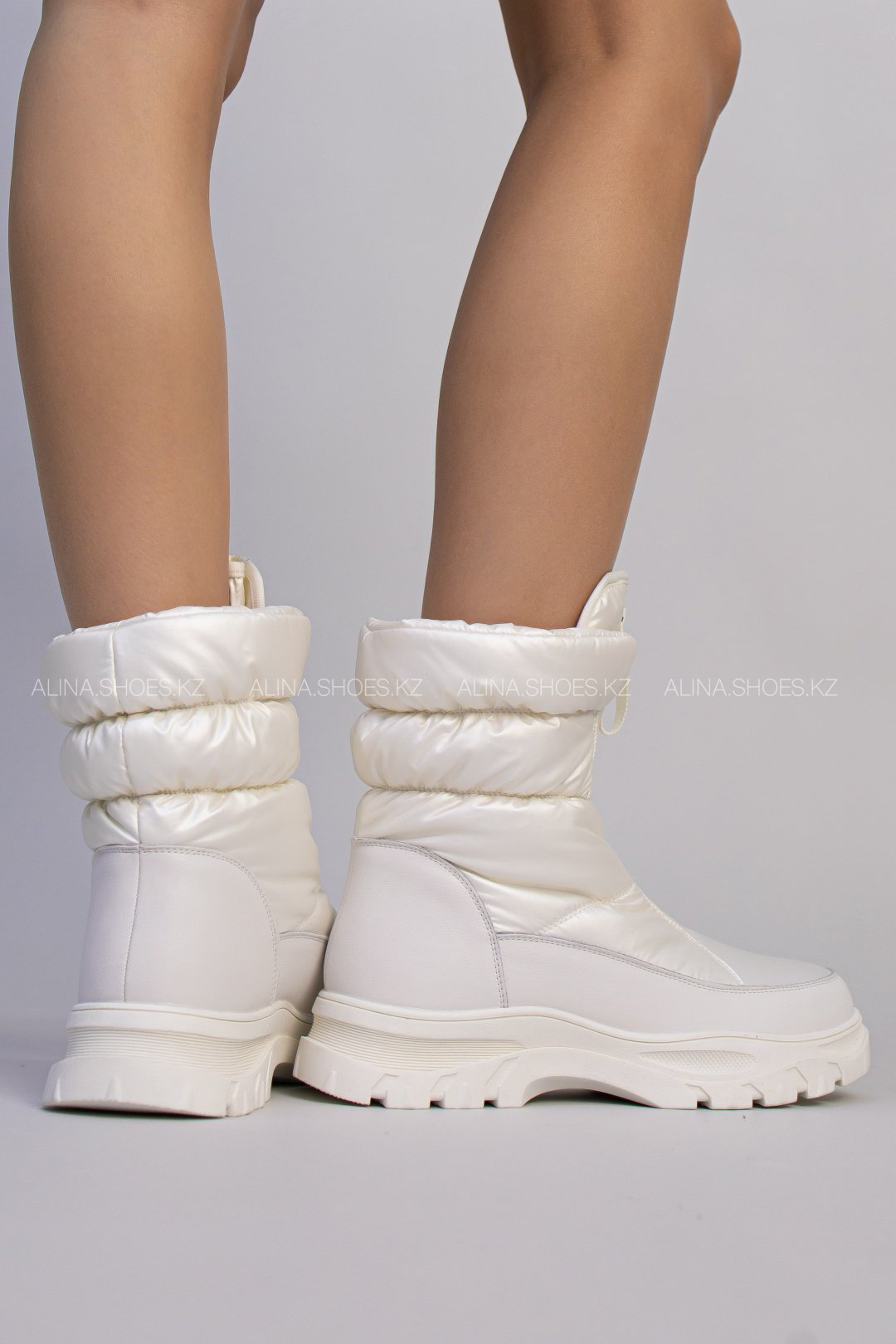 Дутики alinashoes белый купить,NaN