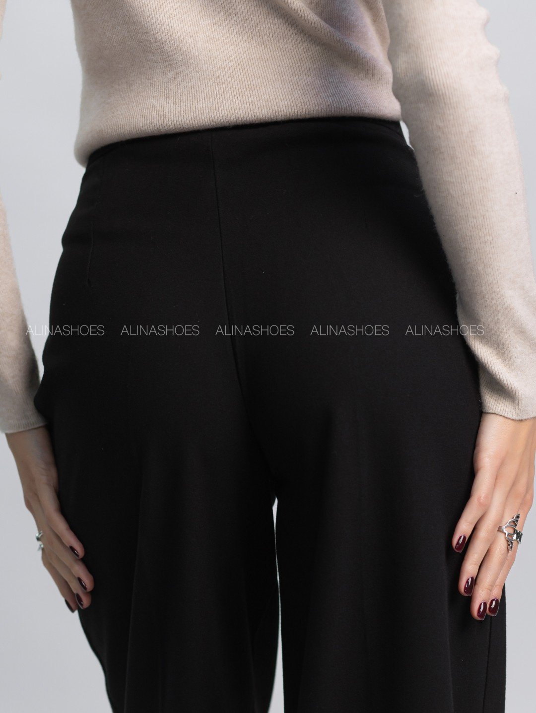 Повседневные брюки alinashoes черный купить,NaN