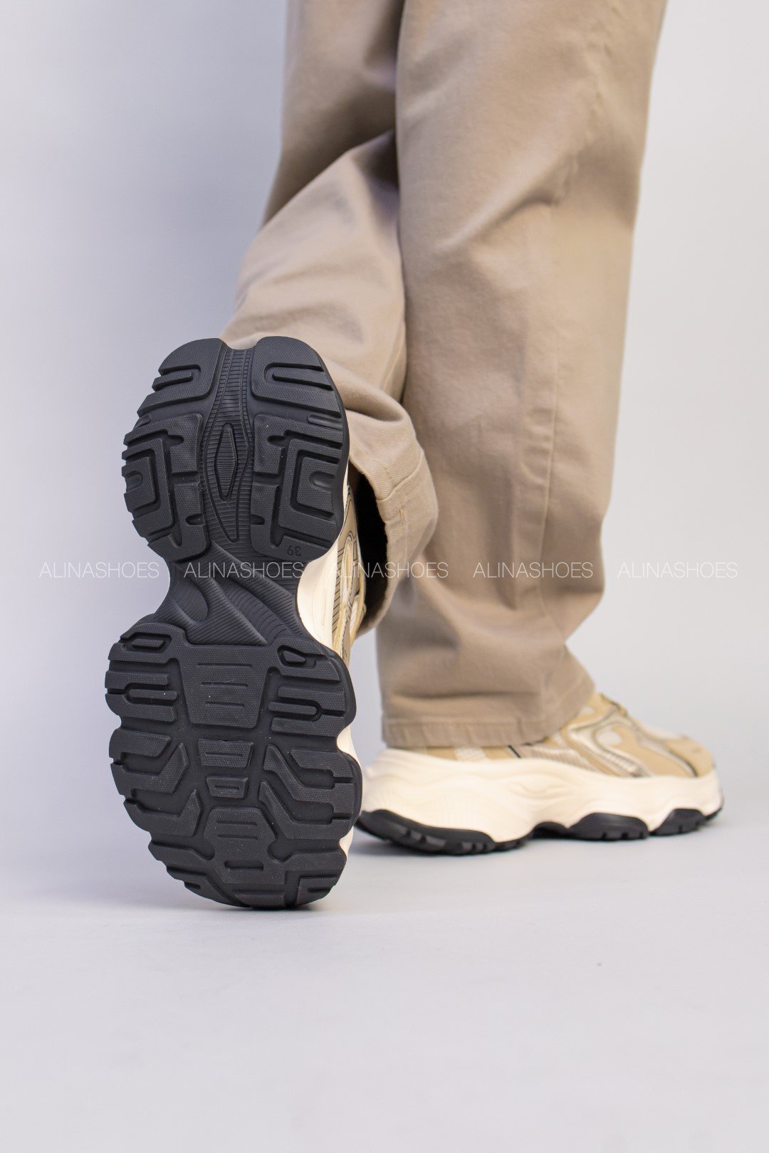 Кроссовки alinashoes бежевый купить,NaN