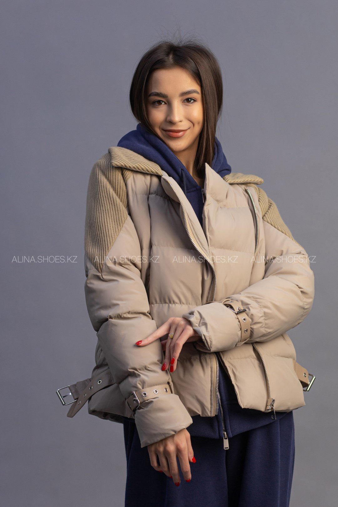 Зимняя куртка alinashoes бежевый купить,NaN