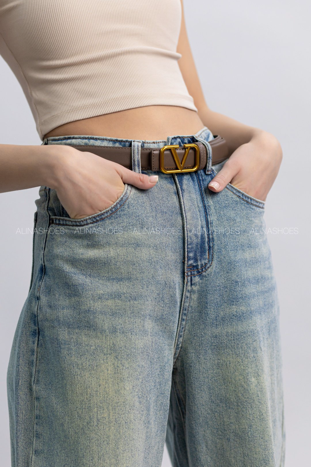 Джинсы палаццо alinashoes мультиколор купить,NaN
