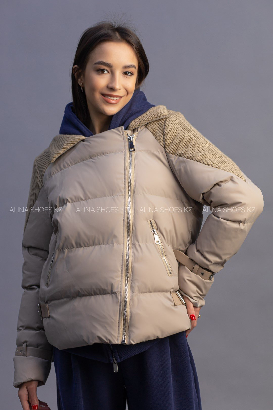 Зимняя куртка alinashoes бежевый купить,NaN