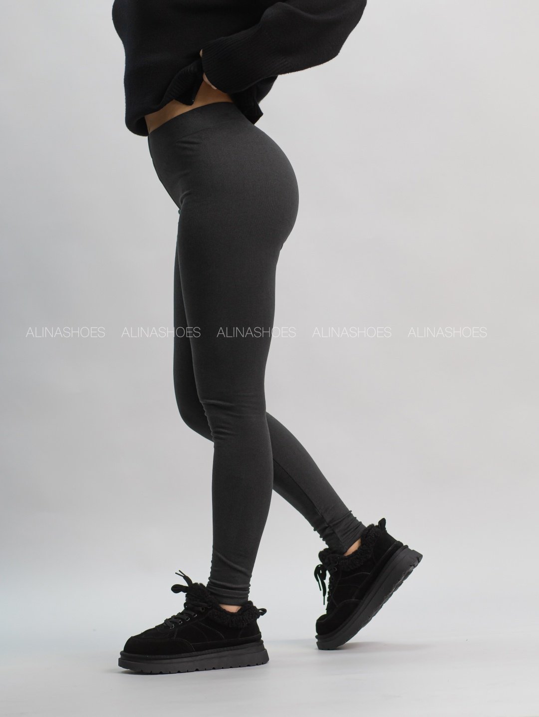 Леггинсы alinashoes графит купить,NaN