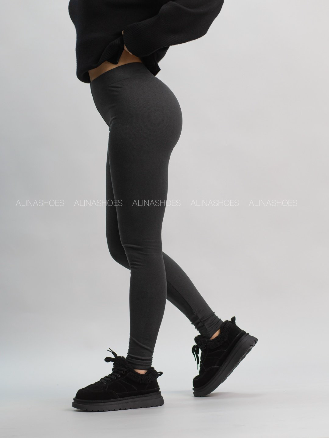 Леггинсы alinashoes графит купить,NaN