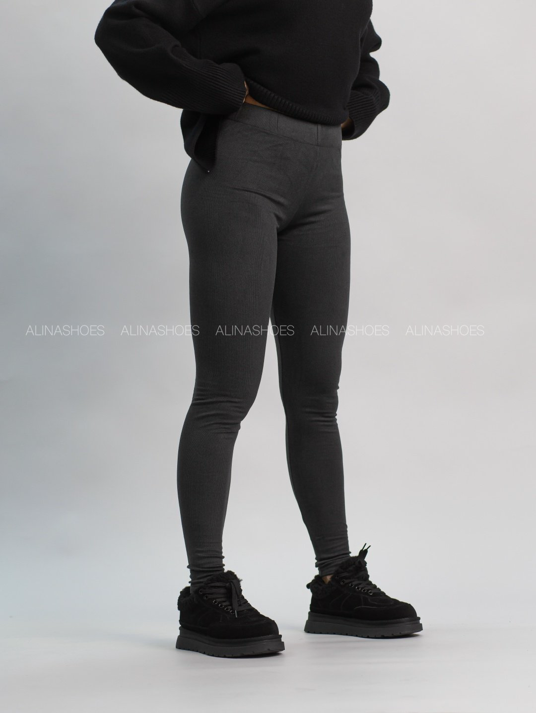 Леггинсы alinashoes графит купить,NaN