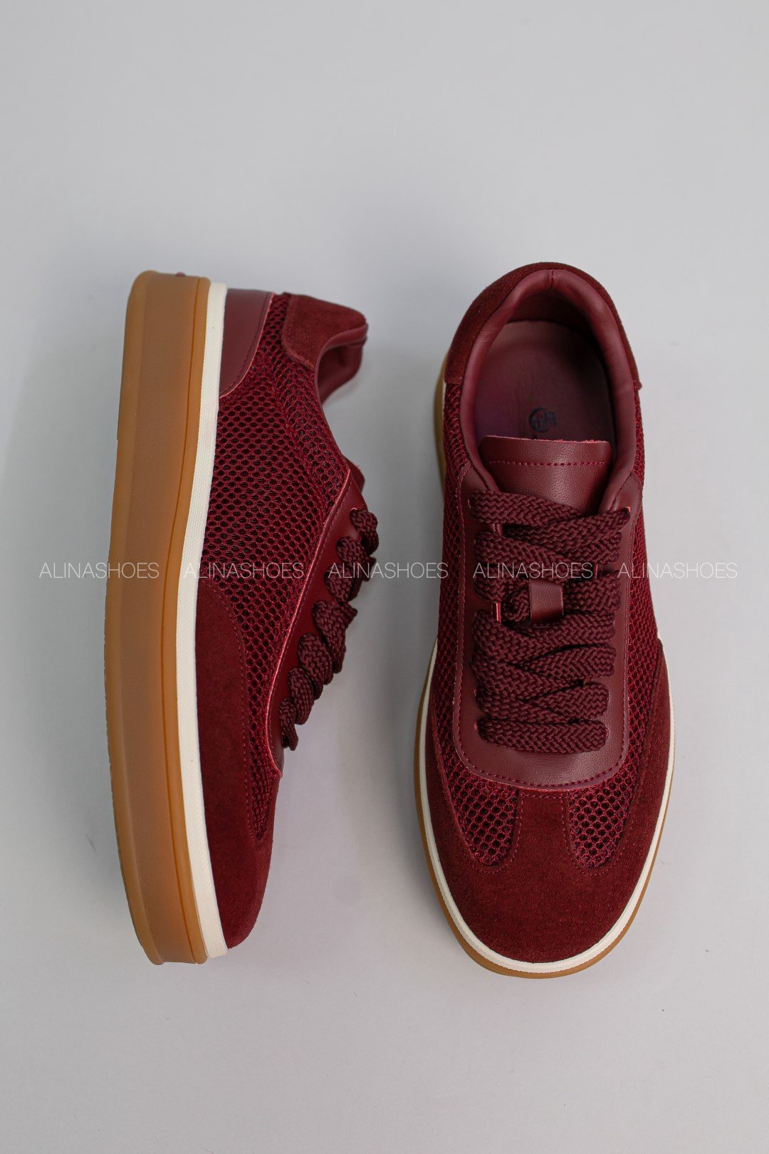 Кеды alinashoes бордовый купить,NaN