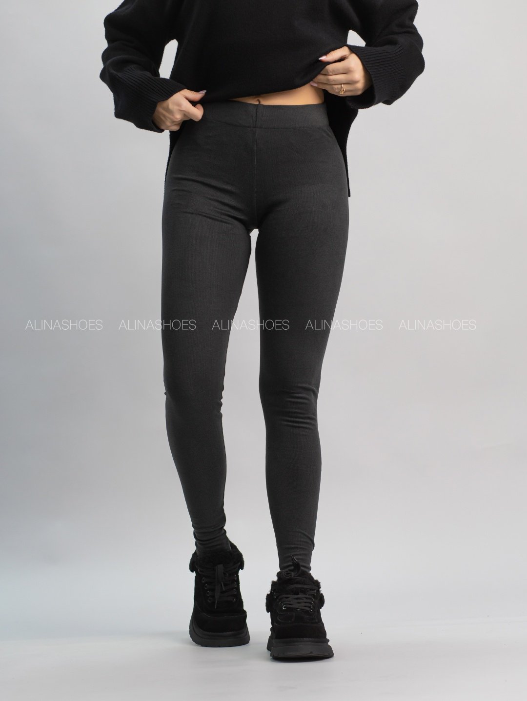 Леггинсы alinashoes графит купить,NaN