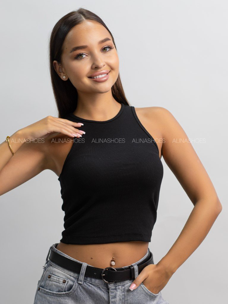 Топ alinashoes черный M купить,NaN