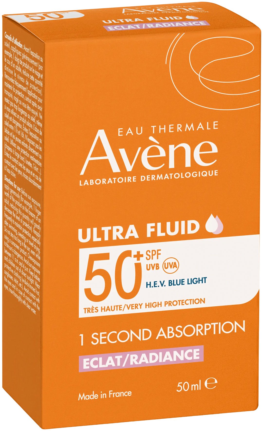 Avene Radiance SPF 50+ Солнцезащитный Ультрафлюид для сияния кожи 50 мл купить,NaN