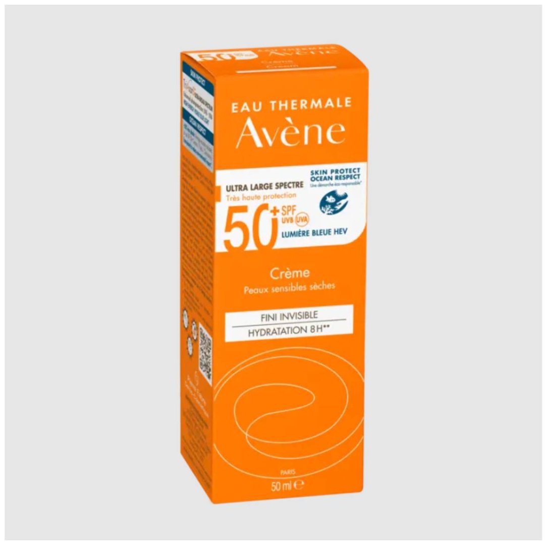 Avene крем Крем SPF 50+ для сухой кожи для лица, для зоны декольте 50 мл купить,NaN