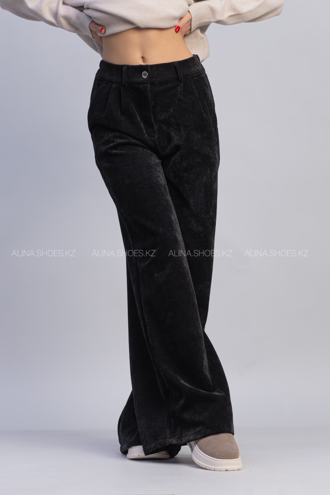 Повседневные брюки alinashoes черный купить,NaN