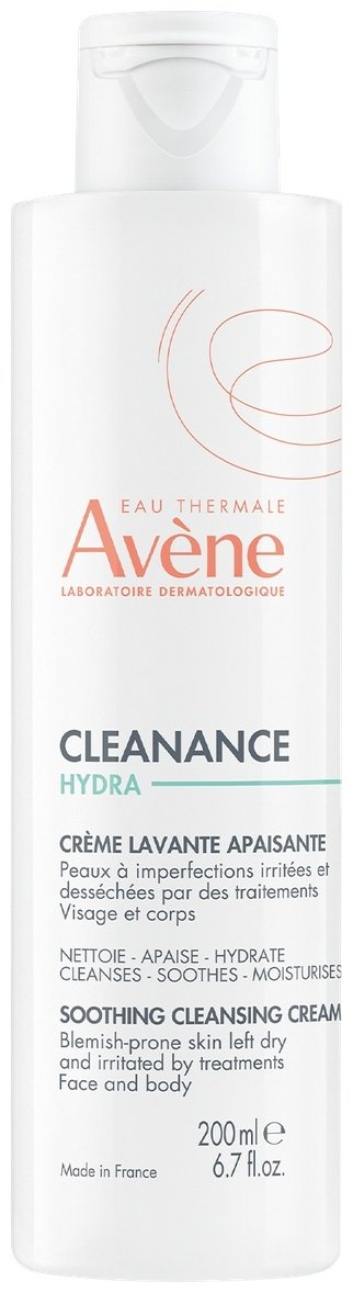 Avene крем Cleanance Hydra очищающий успокаивающий для проблемной кожи для лица 200 мл купить,NaN