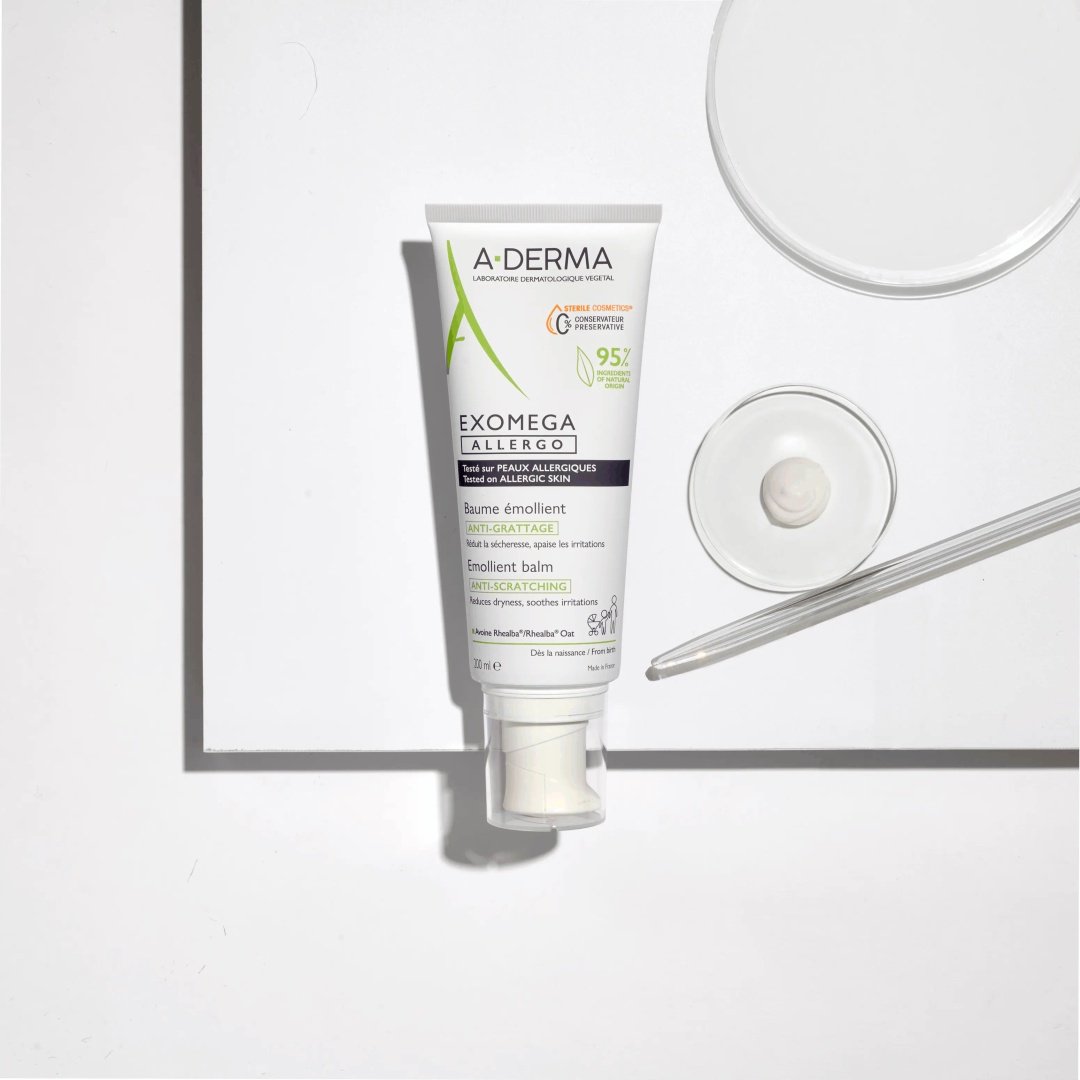 A-DERMA Exomega Allergo Смягчающий бальзам для тела 200 мл купить,NaN