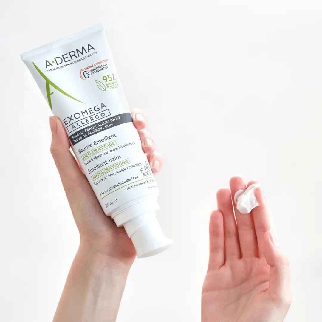 A-DERMA Exomega Allergo Смягчающий бальзам для тела 200 мл купить,NaN
