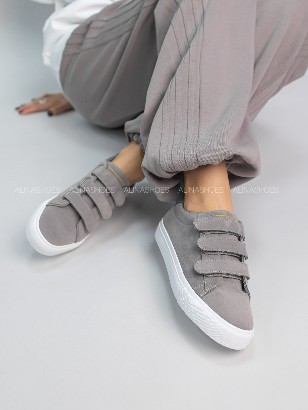 Кеды alinashoes кеды серый купить,NaN