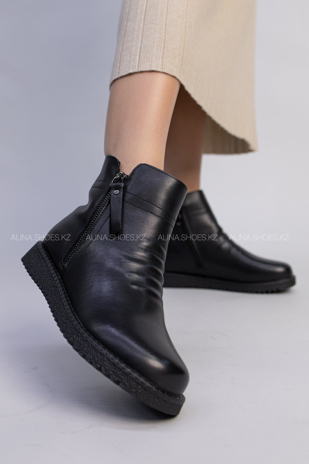 Ботинки alinashoes черный купить,NaN