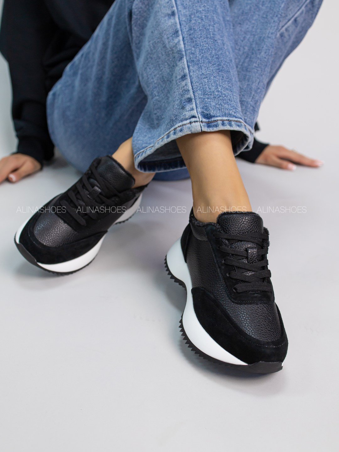 Кроссовки alinashoes кроссовки черный купить,NaN
