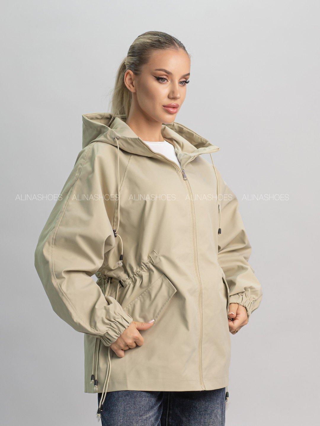 Ветровка alinashoes бежевый купить,NaN