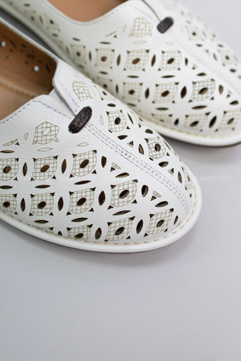 Балетки alinashoes white 38 купить,NaN