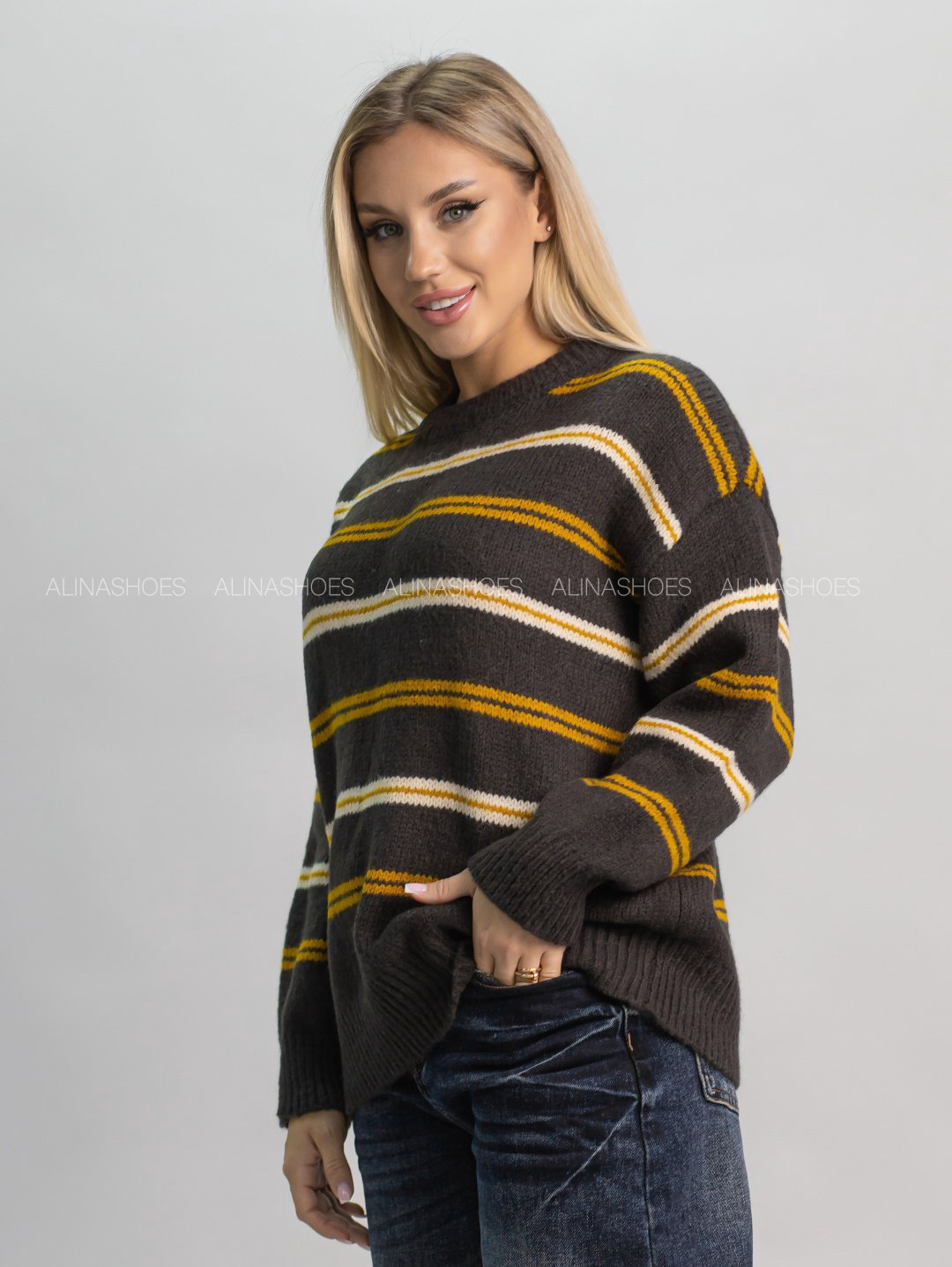 Джемпер alinashoes графит купить,NaN