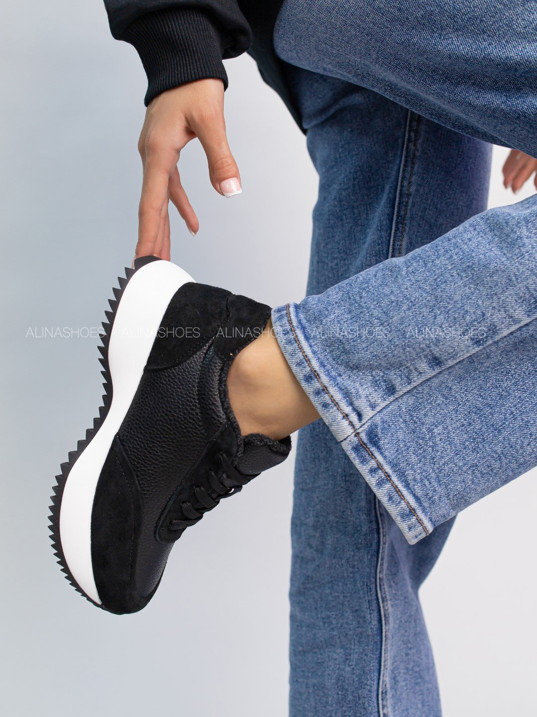 Кроссовки alinashoes кроссовки черный купить,NaN