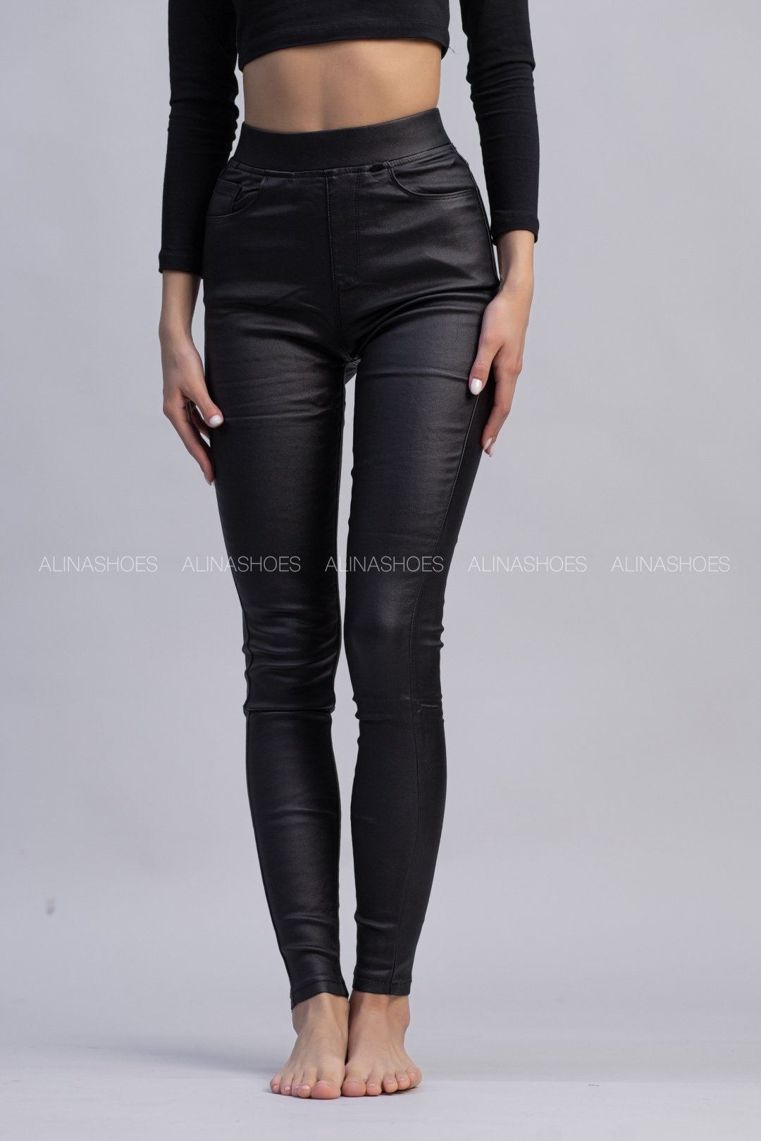 Леггинсы alinashoes черный купить,NaN