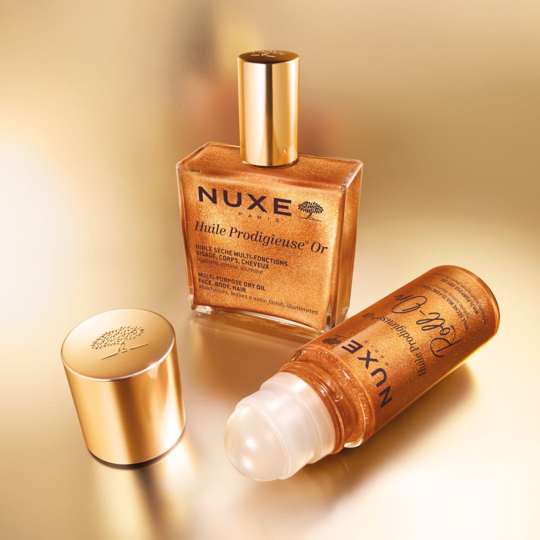Nuxe Huile Prodigieuse Or Roll-On Роликовое сухое золотое масло для тела 60 мл купить,NaN