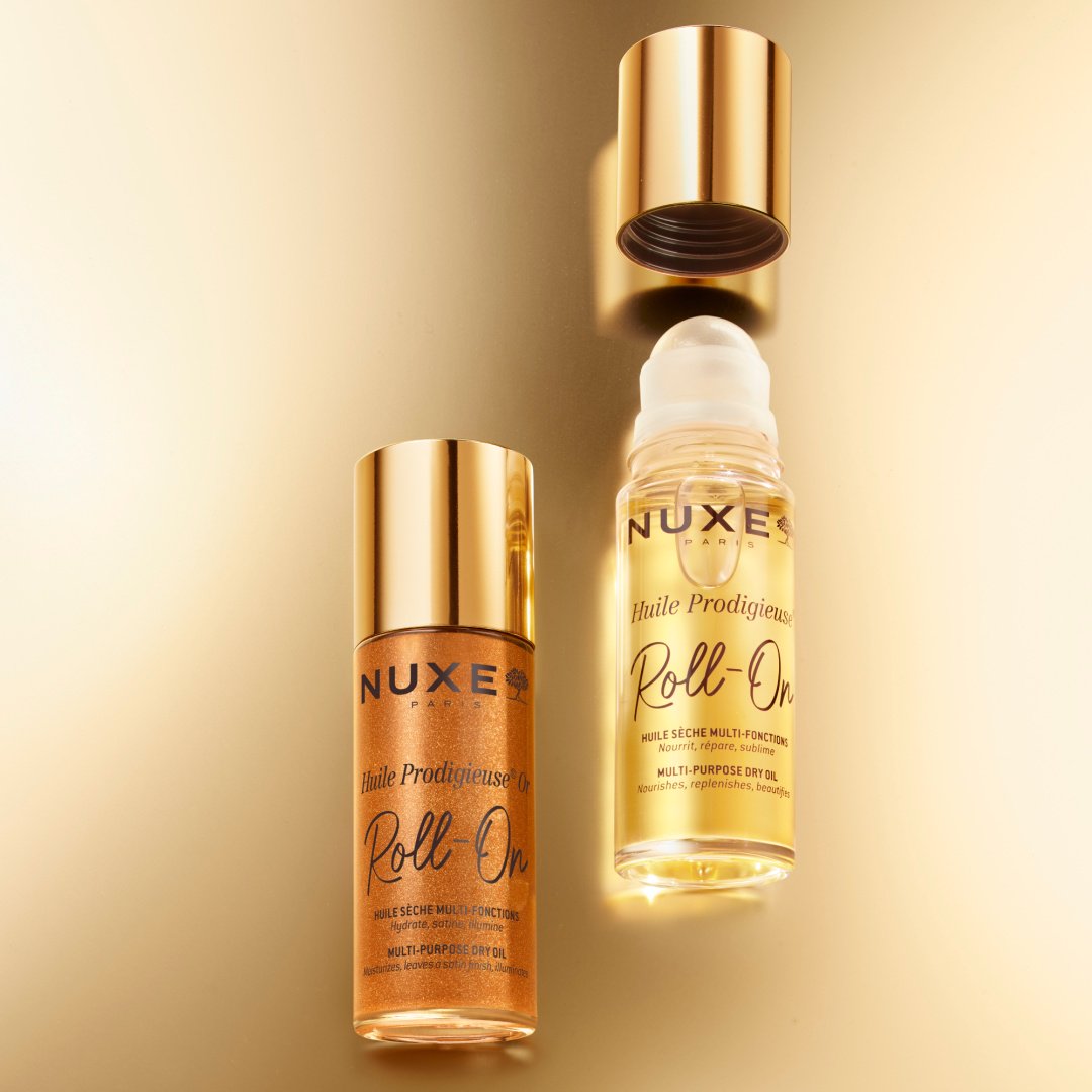 Nuxe Huile Prodigieuse Or Roll-On Роликовое сухое золотое масло для тела 60 мл купить,NaN