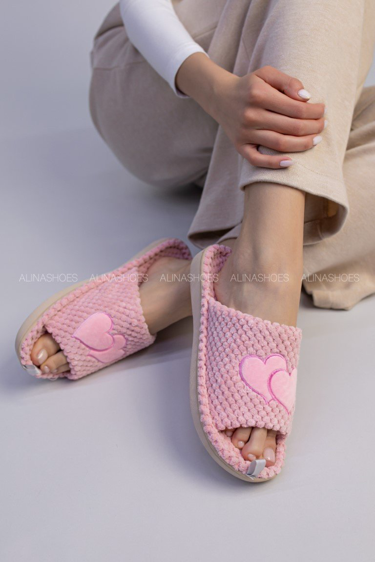 Тапочки alinashoes светло-розовый купить,NaN