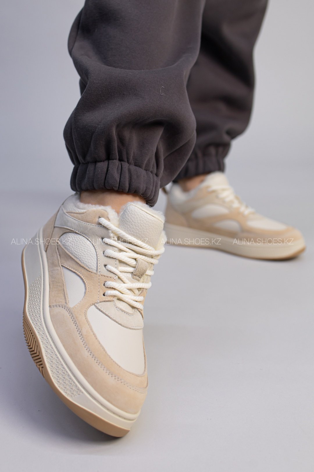 Кроссовки alinashoes бежевый купить,NaN