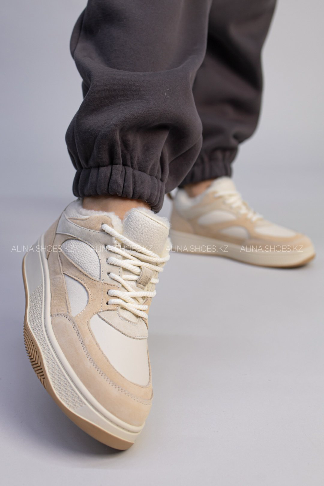 Кроссовки alinashoes бежевый купить,NaN