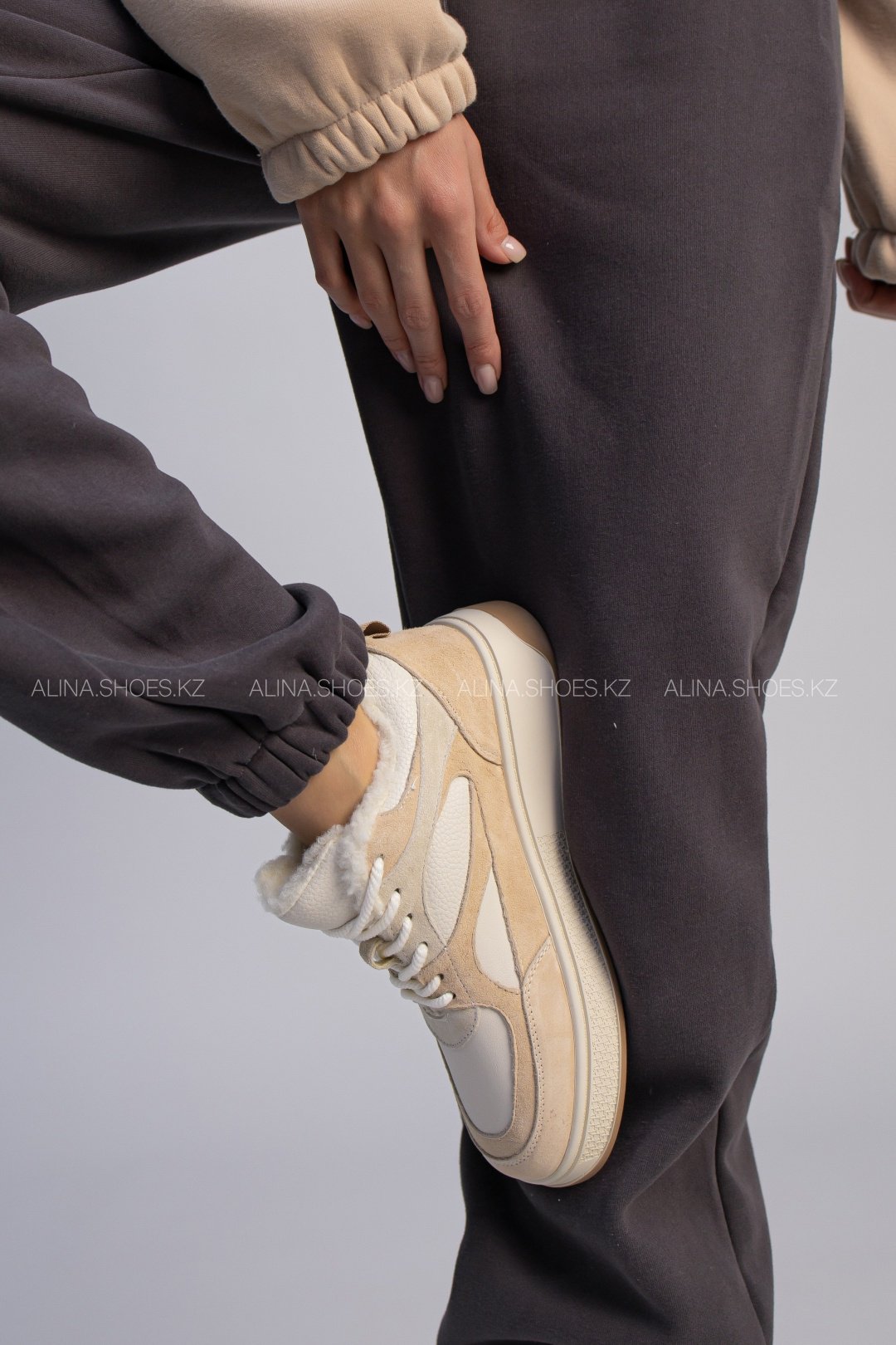 Кроссовки alinashoes бежевый купить,NaN
