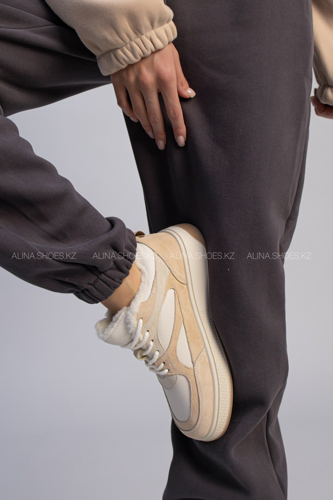 Кроссовки alinashoes бежевый купить,NaN
