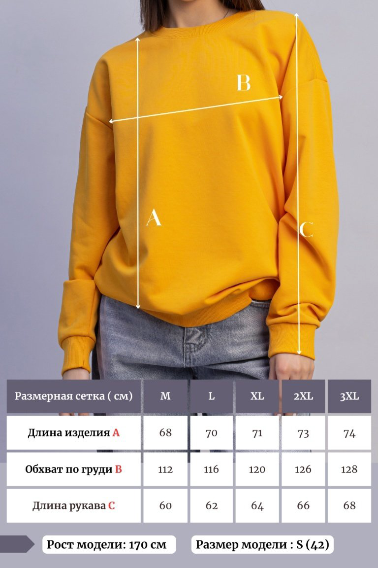 Свитшот alinashoes без принта графит XL купить,NaN