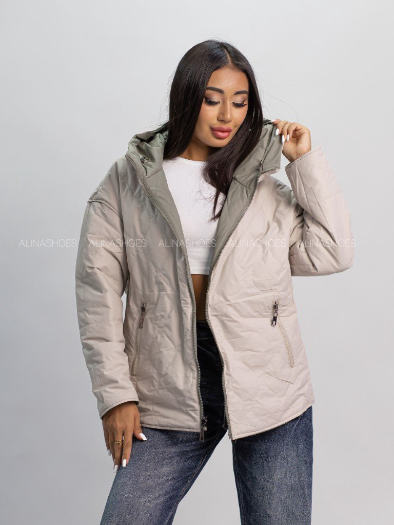 Демисезонная куртка alinashoes хаки купить,NaN