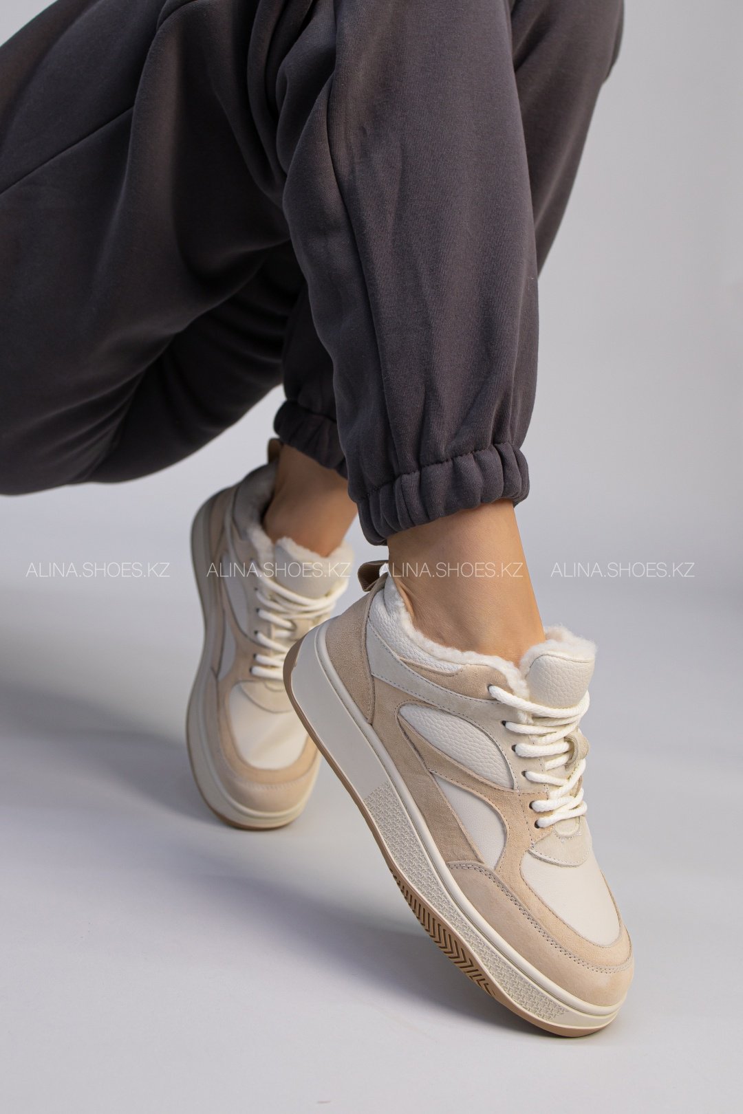 Кроссовки alinashoes бежевый купить,NaN