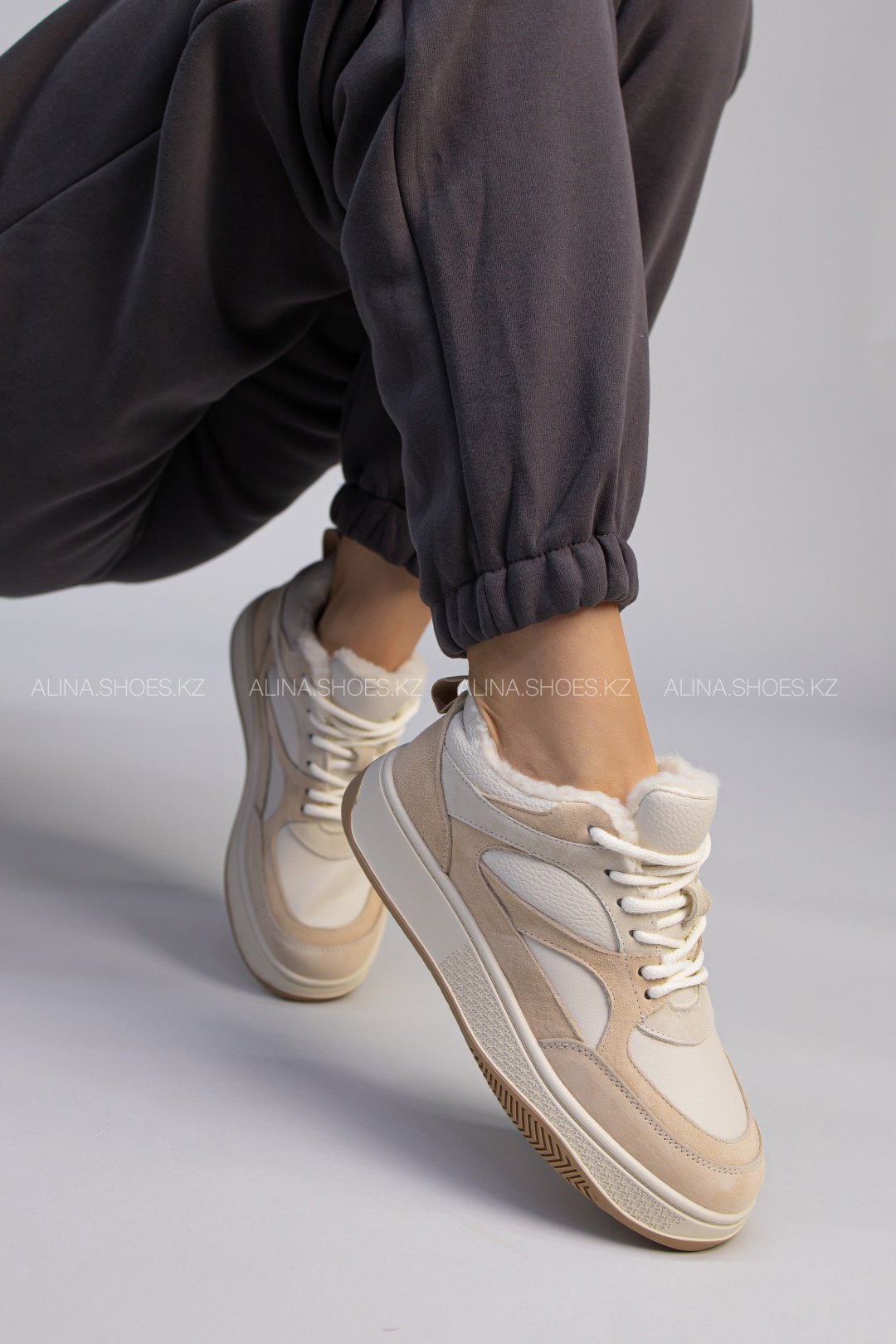 Кроссовки alinashoes бежевый купить,NaN