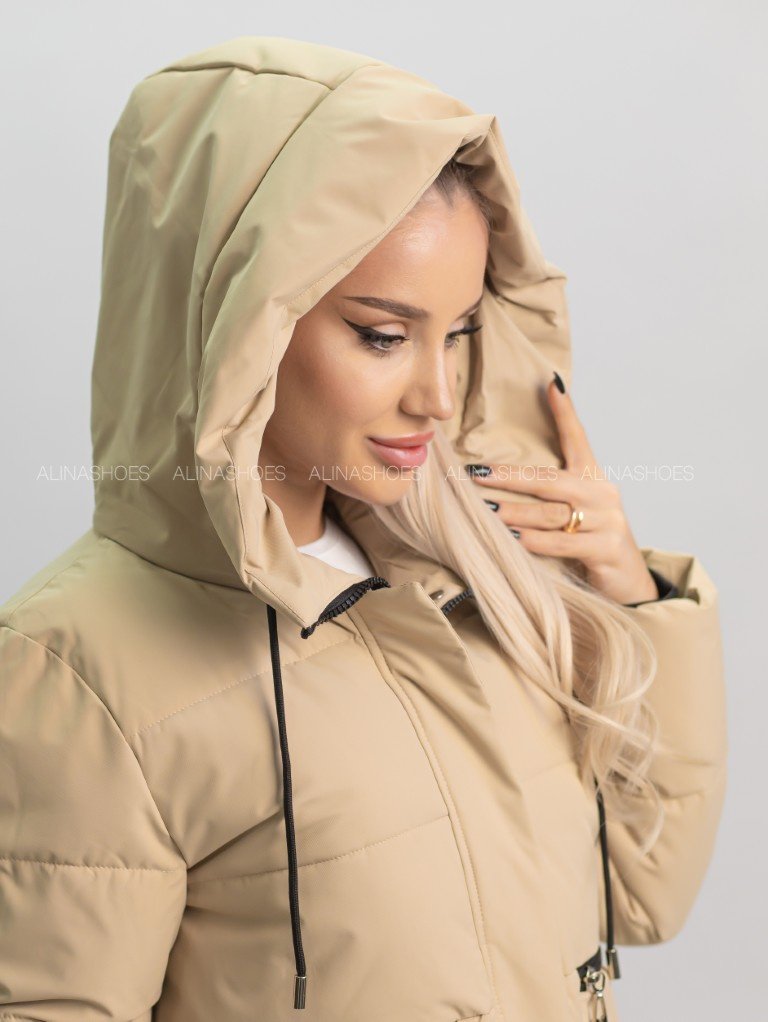 Зимняя куртка alinashoes темно-бежевый купить,NaN